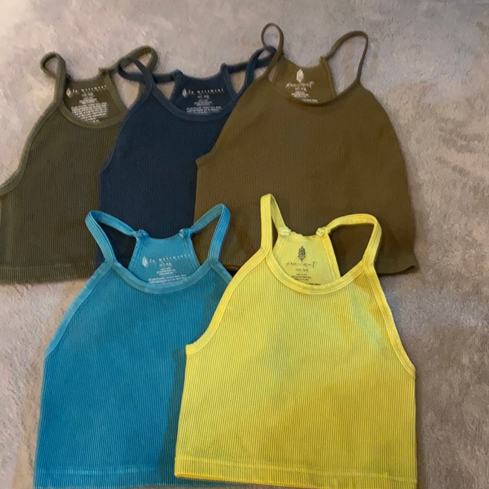 COPY - NEW🌺Free people summer colors happiness run crop top